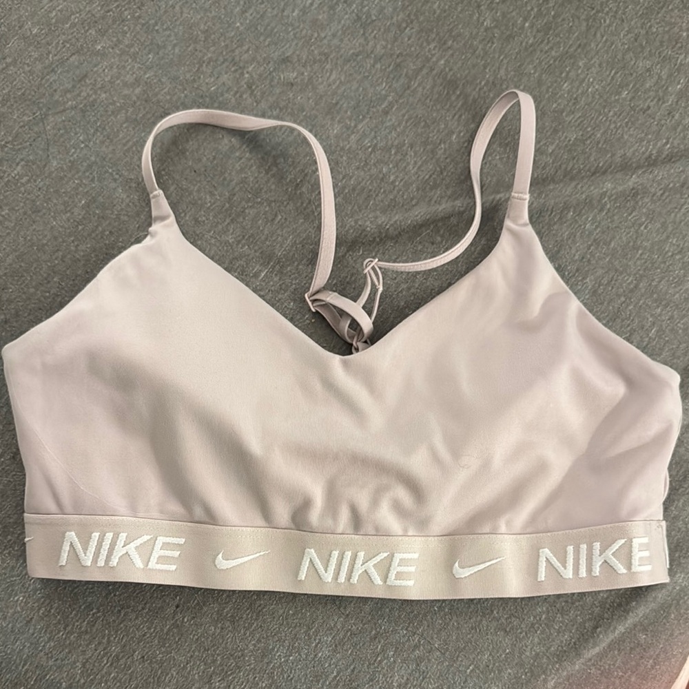 Nike Women's Light Pink Sports Bra